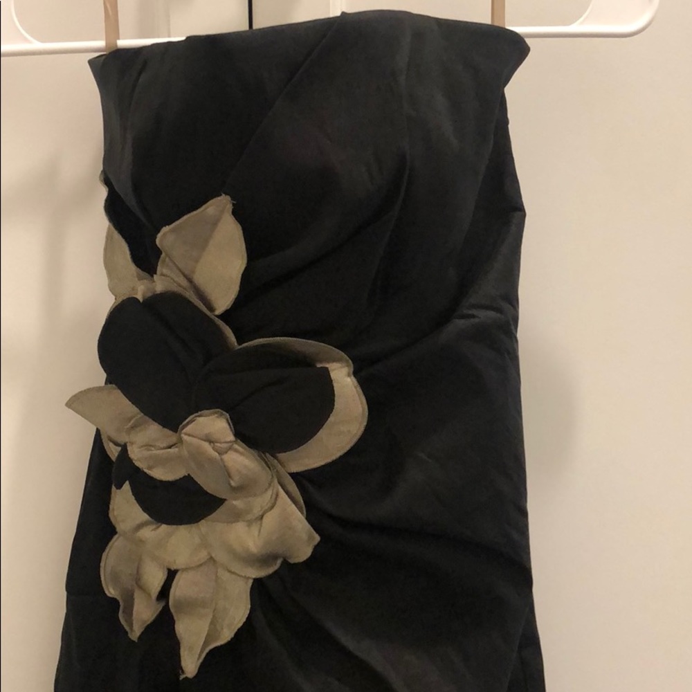 Like new Cache black strapless dress